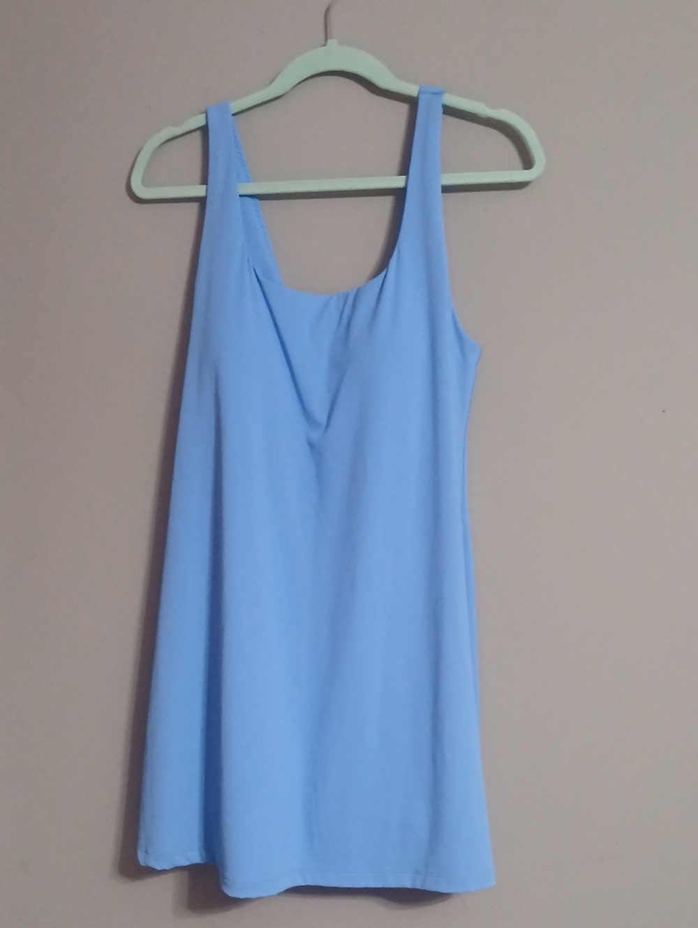 Sleeveless Mini Dress in Sky Blue